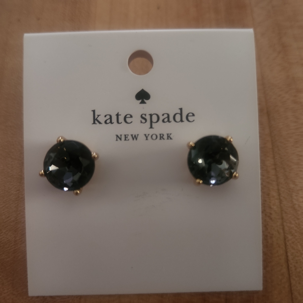 kate spade Green Stud Earrings
